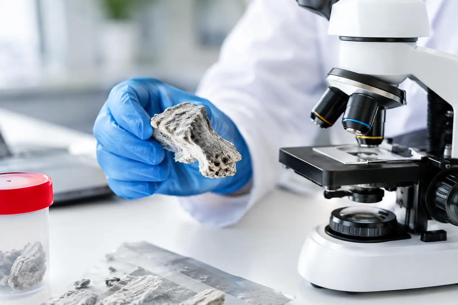 Laboanalyse wanneer nodig bij een asbestattest